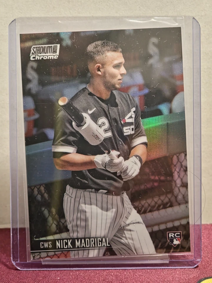 2021 Topps Stadium Club - Nick Madrigal #59 Refractor RC (FLR) - Image 1 of 2