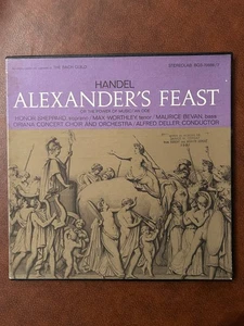 2xLP Box Set Handel-Alexander's Feast (Or The Power Of Mu BGS-70666/7 Vinyl 12'' - Picture 1 of 2