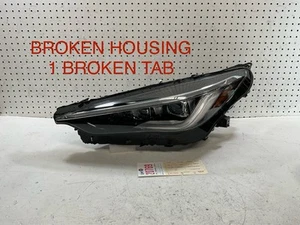 2019 2024 INFINITI QX50 LEFT SIDE LED HEADLIGHT LAMP OEM BROKEN HOUSING - Picture 1 of 18
