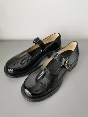 Zapatos planos de ballet Chanel Mary Janes charol negro talla 39 Foto 1 de 4