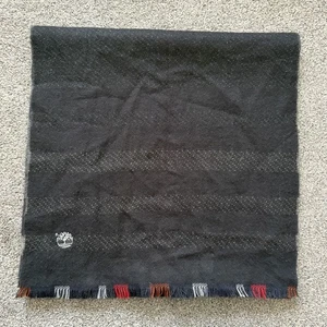 Bufanda reversible a cuadros con logotipo de Timberland hecha en Italia acrílico suave invierno - Imagen 1 de 8