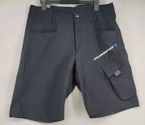 Muddy Fox Cycling Cargo Shorts Size M Black Lightweight Quick Drying - Picture 1 of 12