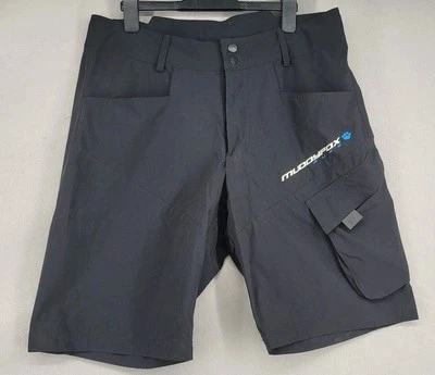 Muddy Fox Cycling Cargo Shorts Size M Black Lightweight Quick Drying  - Image 1 of 4