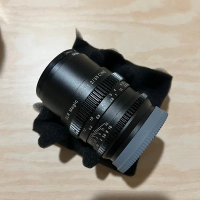 SLR Magic 35mm F1.2 Cine Lens Full Frame E-mount Black - Image 1 of 4