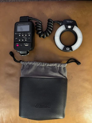 Flash macro/luz de anillo Canon MR 14EX para Canon Foto 1 de 4