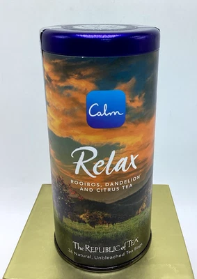 The Republic of Tea Calm RELAX Natural 36 Bolsas de Té ROOIBOS DIENTE DE LEÓN TÉ CÍTRICO Foto 1 de 4