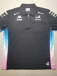ALPINE F1 TEAM x KAPPA Men UK XL 2024 Team Issue Polo Shirt (VGC) Pit Crew Used - Picture 1 of 23