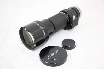 Canon FD 400mm F4.5 S.S.C Lens with Front and Rear Caps and Tripod Mount e2015 - Image 1 of 4