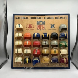 Rare Vintage 1975 Laich NFL Helmet Display Dairy Queen Laich Complete - Picture 1 of 11