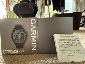 GARMIN Approach S62 Premium GPS Golfuhr schwarz hochpräzises GPS gebraucht - Bild 1 von 4