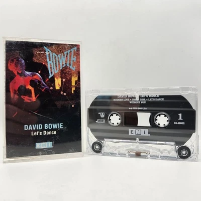 David Bowie Lets Dance Cassette 1990 EMI E4-46002 a - Image 1 of 4