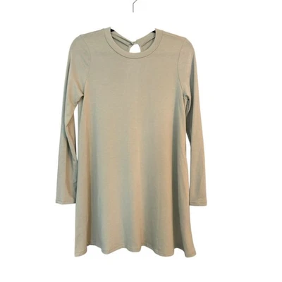 Honey Punch Popover Sweater L Open Back Cozy Academia Minimalist Contemporary  - Image 1 of 4