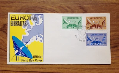 GB - GIBRALTAR 1979 Europa '79/Satellite Communications/Telephone SG 420-422 FDC - Image 1 of 3