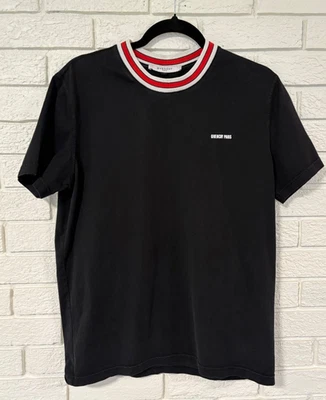 Camiseta Givenchy Paris Timbre - Talla XL - Negra Roja Blanca - Leer Medidas Foto 1 de 4