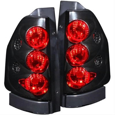 Anzo Euro-Style Taillights Red Lens Black Housing 2002-2005 GMC Envoy Foto 1 de 3