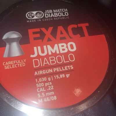 JSB Exact Jumbo Diabolo .22 Luftpellets 5,52 Dosen à 500 - Bild 1 von 3