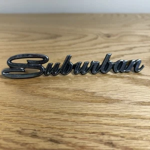 OEM 60's 70's Plymouth Chevy Suburban Script Emblem Part 3444925 - Bild 1 von 13