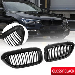Shiny Black Front Kidney Grille For 2017-2018 BMW G30 G31 5-Series 530i 540i - Bild 1 von 11