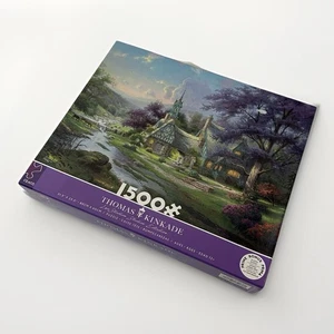 NEU Thomas Kinkade: Clocktower Cottage 1500-teiliges Puzzle von CEACO versiegelt - Bild 1 von 2