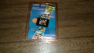New Coby Digital Photo Keychain 120 Photos 1.5" LCD Color Display Rechargeable - Image 1 of 2