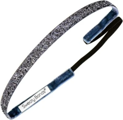 Sweaty Bands Womens and Girl Headband - Non-Slip Velvet-Lined Glitter...  - Image 1 of 4