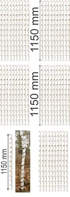 EXCOLO 50 x Baum Manschette 115cm Spiralen Verbißschutz Schutz Fegeschutz Wildfraß weiß