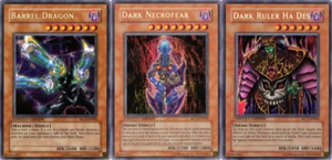 Barrel Dragon, Dark NecroFear, Dark Ruler Ha Des MC1-EN006 Secret Limited YUGIOH - Picture 1 of 4