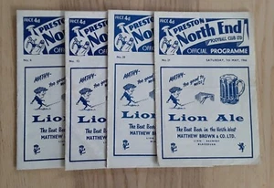 Preston North End 1965/66 Selection of League Programmes from menu - Picture 1 of 5
