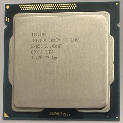 SR05C Intel Corporation Intel Core i3 i3-2100 3.10 GHz Processor - Socket H2 LGA - Image 1 of 2