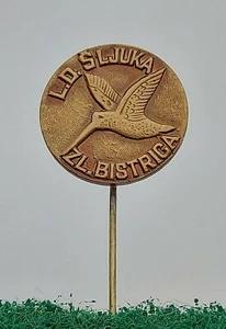 Croatian Hunting Society LD ŠLJUKA Zl. Bistrica Croatia vintage pin, badge ! - Picture 1 of 2