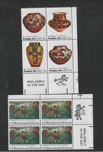 US SCOTT #1706-09 & 1563 TWO MR ZIP BLOCKS OF 4 MNH TAKE A LQQK ! - Picture 1 of 1