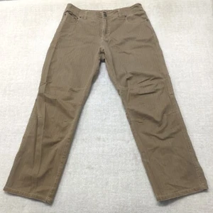 Kuhl Hose Herren 38x32 braun Exile Kord Jeans Gelenk Knie Patina gefärbt Wandern - Bild 1 von 18