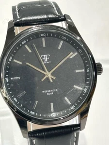 TIMECRAFT Weekender Noir | Quartz 42mm | Black Stainless on Black St (NJL028995) - Picture 1 of 10