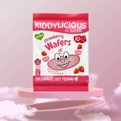 Strawberry Wafers Kiddylicious - Gluten and Dairy Free Kids Snack - Image 1 of 4