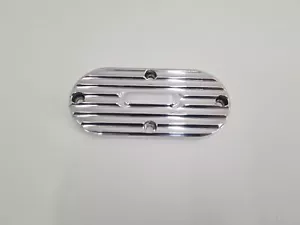 Harley-Davidson Universal EVO Inspektions Cover alu poliert Ribbed NOS Thunderb - Bild 1 von 5