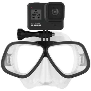 NEU Octomask Freediver Tauchmaske GoPro Hero Kamerahalterung schwarz/klar - Bild 1 von 17
