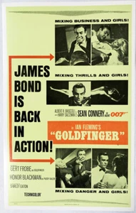 007 JAMES BOND GOLDFINGER Sean Connery Benton window card - Picture 1 of 1