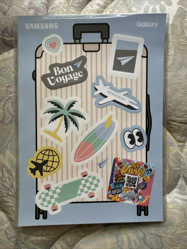 BRAND NEW Samsung Galaxy AI Experience NYC Summer 2024 Travel Sticker Sheet - Image 1 of 1