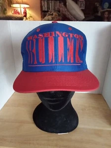 Cappello berretto snapback vintage anni 90 Washington BULLETS Sports Specialties nuovo con etichette - Foto 1 di 4