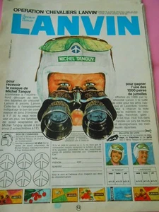 Publicitté Advertising 1966 Lanvin Michel Tanguy opération chevaliers - Picture 1 of 1
