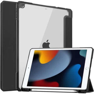 Hülle für iPad 9/8/7 10.2 2021/2020/2019 Bizon Case Cover Futeral Tasche Schwarz - Bild 1 von 8