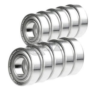 10x MR148-ZZ Rodamiento de Bolas 8mm x 14mm x 4mm Doble Blindaje Metal Sello NUEVO QJZ - Imagen 1 de 5