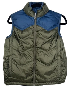 REI Boys Reversible Down Vest Snowboard Ski Outdoors Full Zip XL 16/18 - Picture 1 of 12