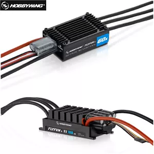 Hobbywing FlyFun V5 80A 60A 120A 130A 160A Geschwindigkeitsregler bürstenlos ESC 3-6S - Bild 1 von 6