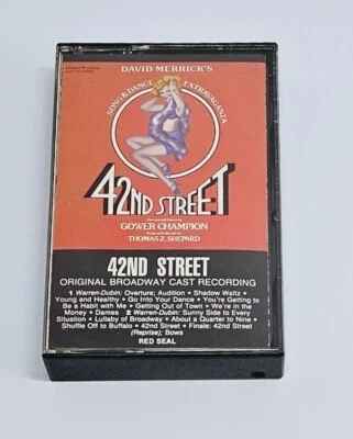42nd Street Original Broadway Cast Cassette Tape 1980 RCA Red Seal Brand New - Image 1 of 4