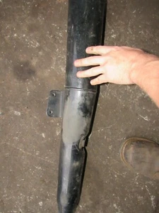 1984 kawasaki zx750 gpz left exhaust muffler - Picture 1 of 2