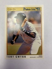 1992 O-Pee-Chee Premier Tony Gwynn HOF #106 San Diego Padres Baseball Card