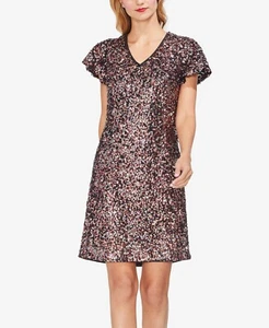 Vince Camuto Multicolored Sequined Dress MSRP $169 Size 2 # 12A 409 NEW - Picture 1 of 4
