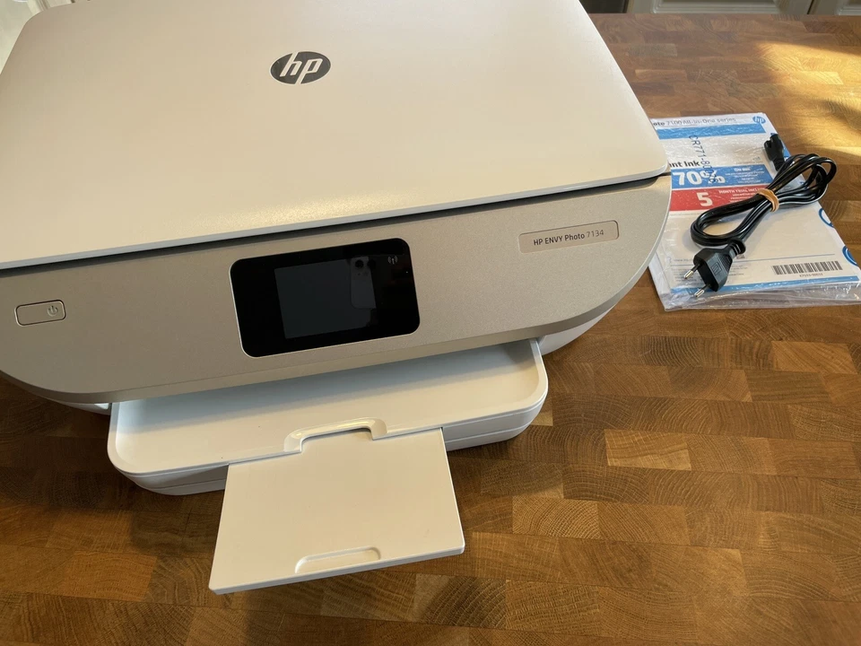 HP Envy Photo 7134 All-in-One Multi Drucker Smartphone Bluetooth Kopierer weiß - Bild 1 von 4