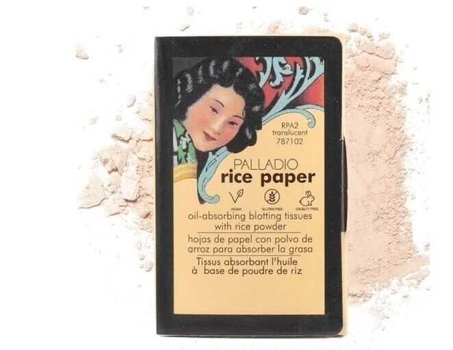 Palladio Rice Paper Facial Tissues for Oily Skin, Face Blotting Sheets Made from - Image 1 of 4